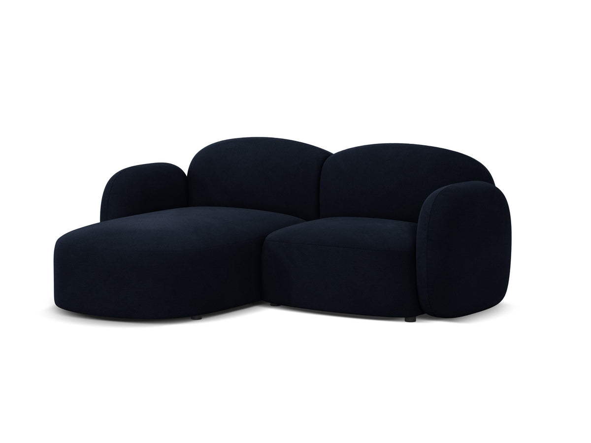 Blair Velour links Ecksofa 3 Sitzer in Royal Blue-Casino präsentiert im Onlineshop von KAQTU Design AG. L-Sofa links ist von Micadoni