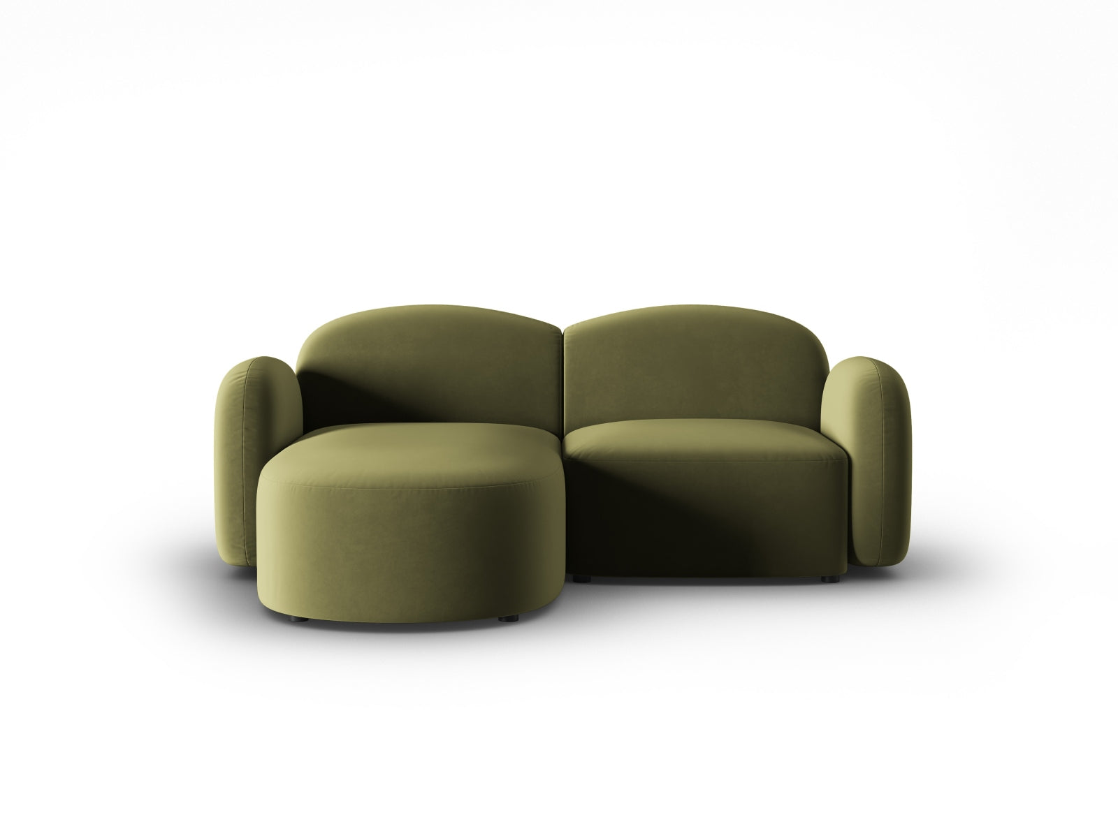 Elegantes 3-Sitzer Ecksofa Blair Velour von Micadoni, ideal für gemütliche Abende und stilvolle Einrichtungsideen.