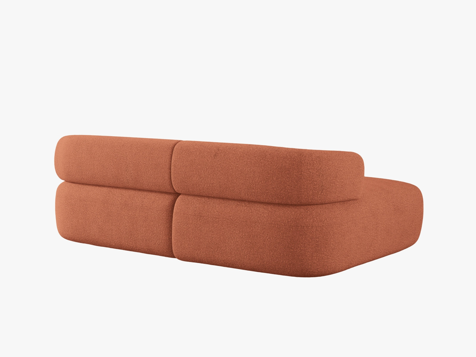Elegantes 5-Sitzer Ecksofa Jenny links im trendigen Brick-Stil, perfekt für entspannte Abende und stilvolle Wohnräume.