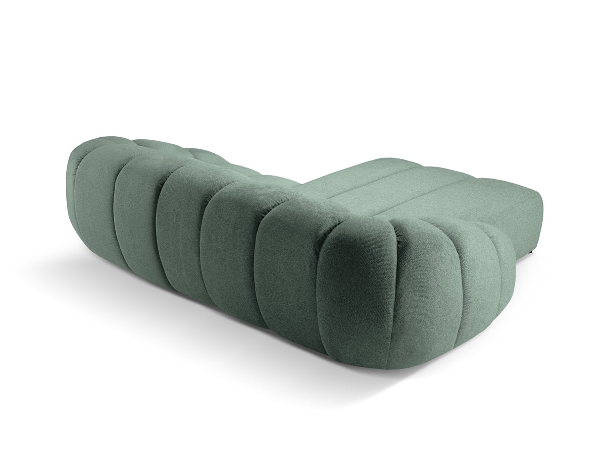 Diana Ecksofa links 3 Sitzer in Mint-Bubble präsentiert im Onlineshop von KAQTU Design AG. L-Sofa links ist von Micadoni