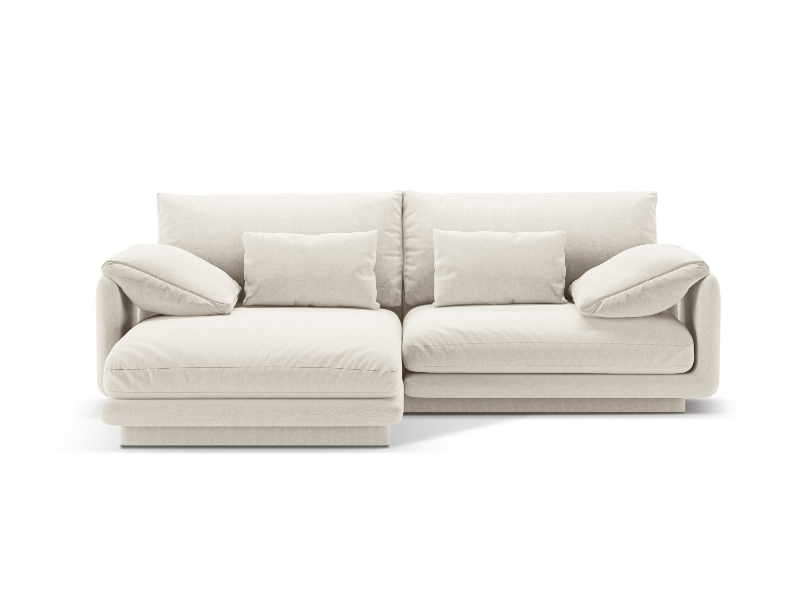 Torino Ecksofa links 3 Sitzer in Ivory präsentiert im Onlineshop von KAQTU Design AG. Ecksofa links ist von Micadoni