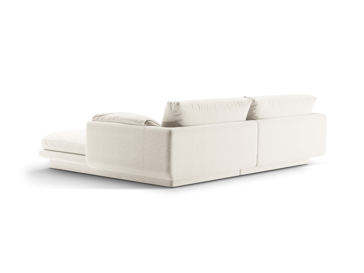 Torino Ecksofa links 3 Sitzer in Ivory-Wind präsentiert im Onlineshop von KAQTU Design AG. L-Sofa links ist von Micadoni