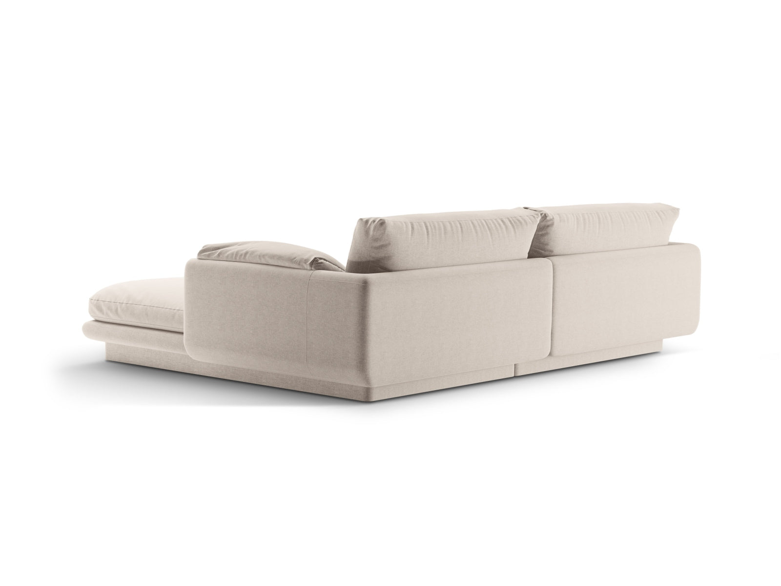 Erleben Sie das Torino Ecksofa links von Micadoni – ein stilvolles 3-Sitzer Velourssofa, das modernen Komfort und Eleganz perfekt kombiniert.
