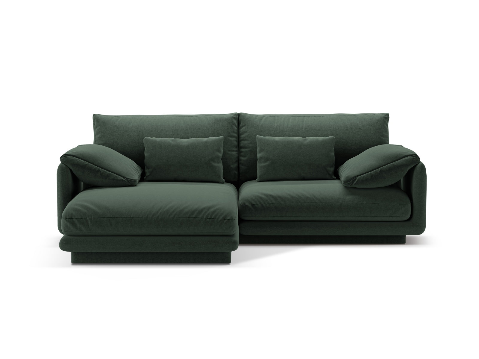 Torino Ecksofa links 3 Sitzer in Moss Green präsentiert im Onlineshop von KAQTU Design AG. Ecksofa links ist von Micadoni