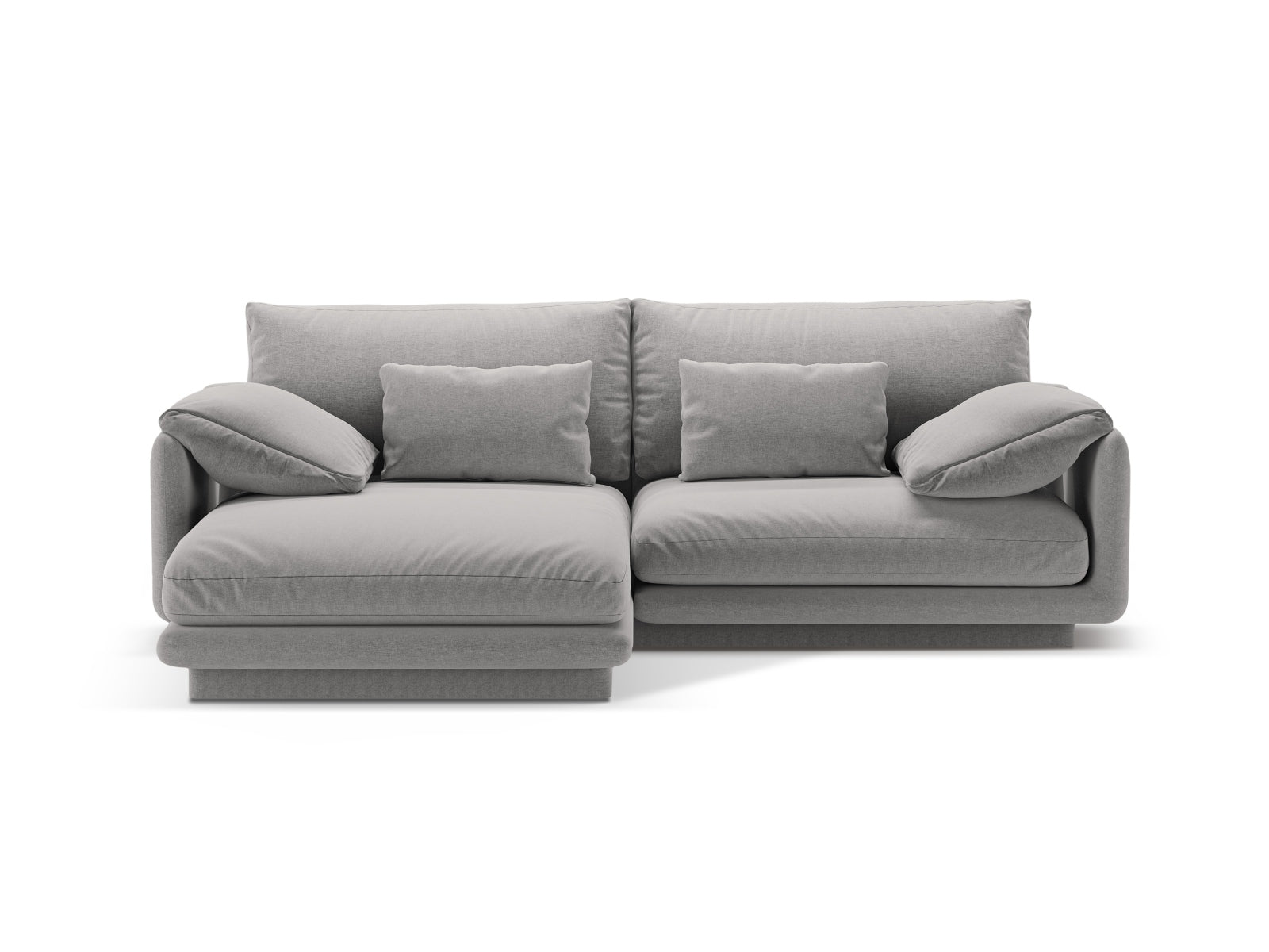 Torino Ecksofa links 3 Sitzer in Light Grey präsentiert im Onlineshop von KAQTU Design AG. Ecksofa links ist von Micadoni