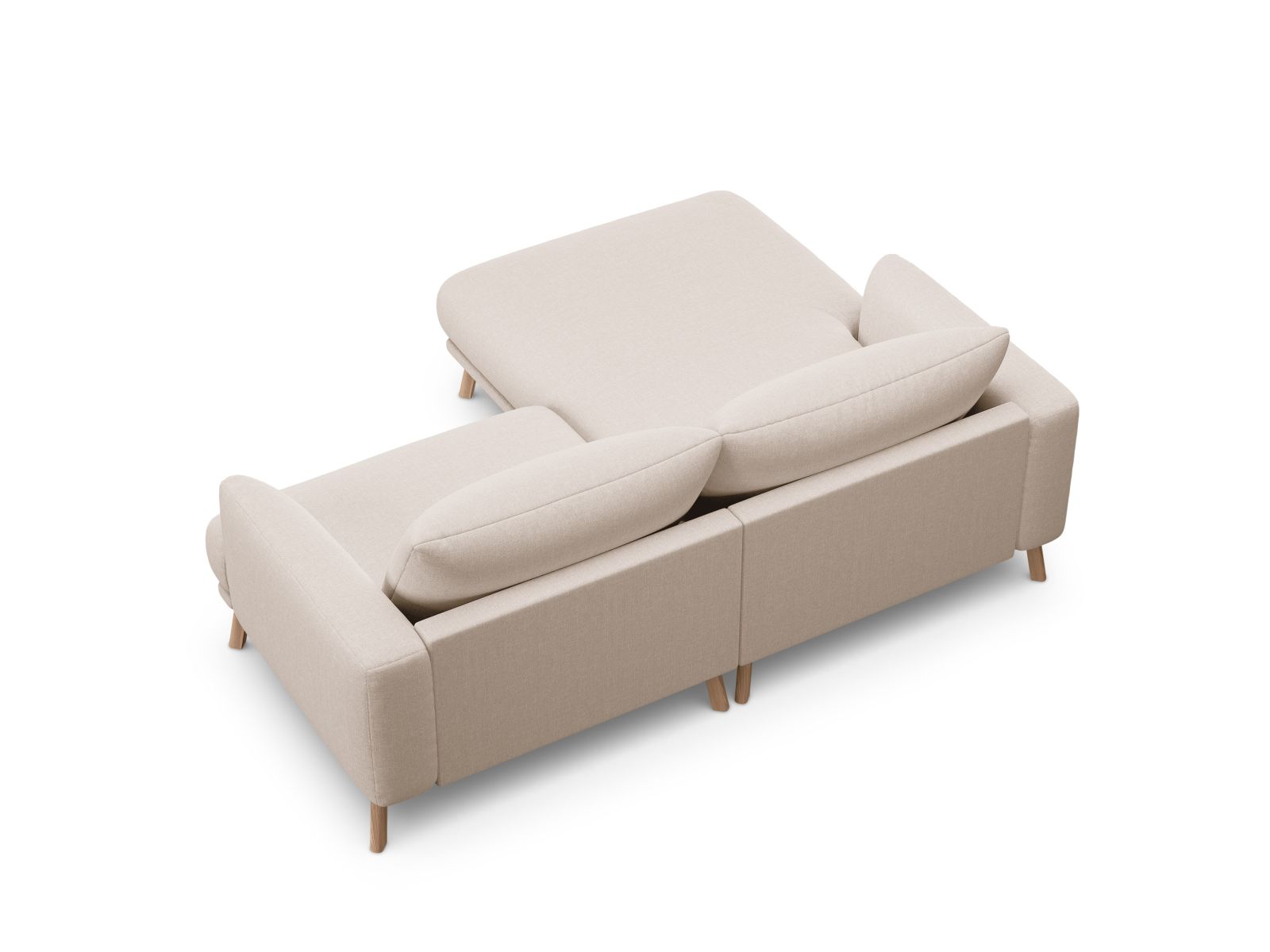 Stylisches 3-Sitzer Ecksofa links Naomi von Micadoni, ideal für zeitgemäße Einrichtungen, bietet Komfort und ansprechendes Design.