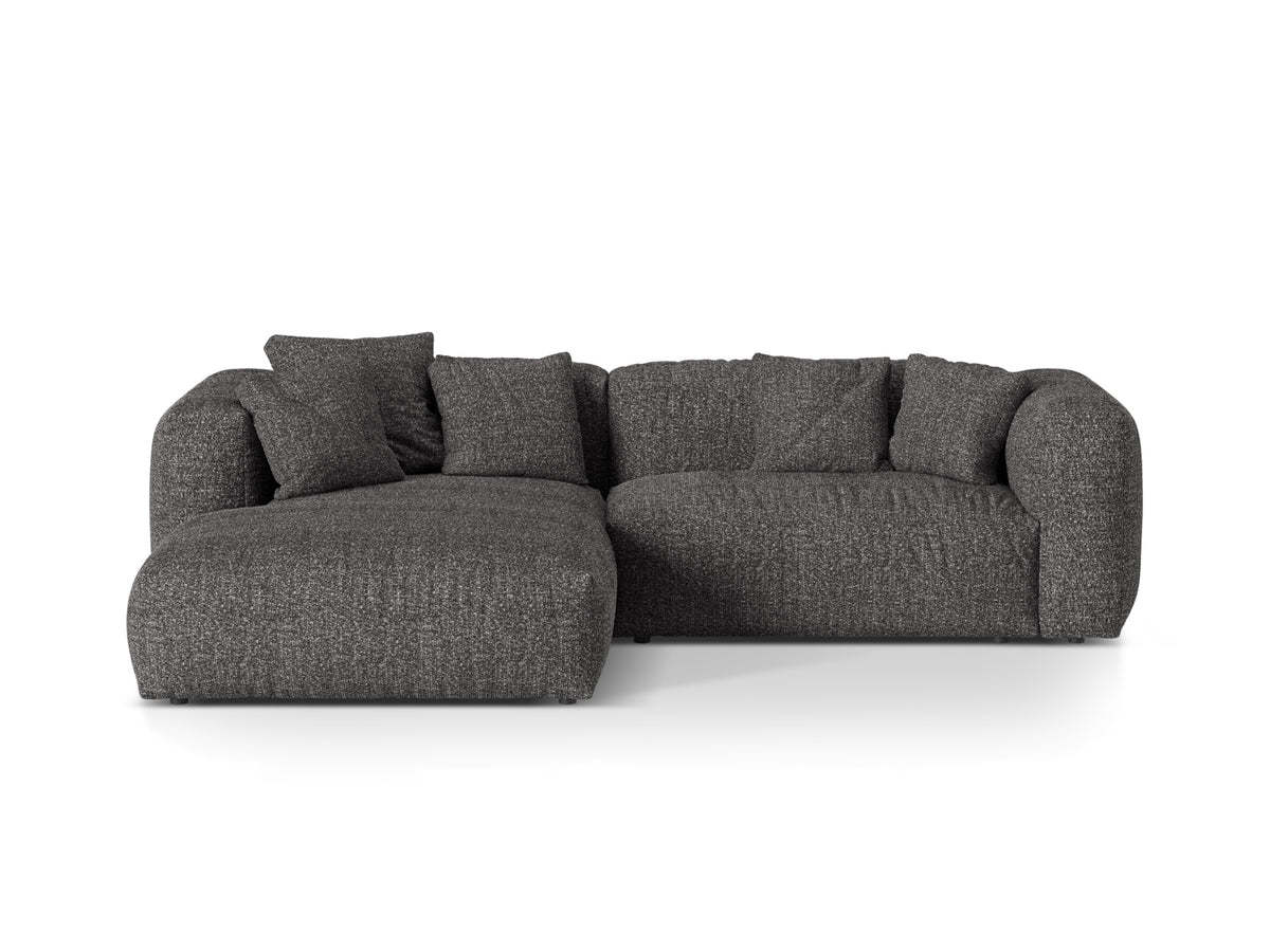 2-Sitzer Modular Ecksofa links Martina in Anthracite-Monet präsentiert im Onlineshop von KAQTU Design AG. Ecksofa links ist von Micadoni