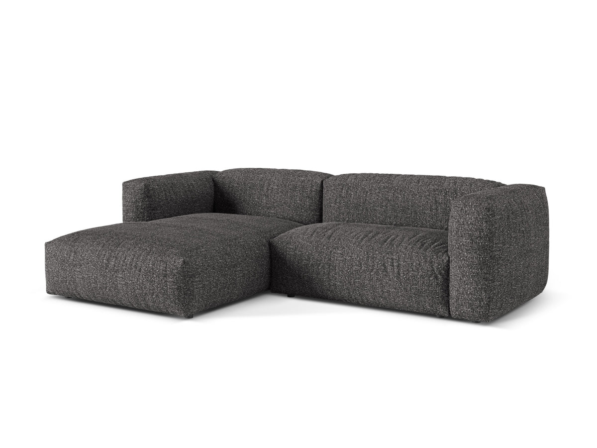 2-Sitzer Modular Ecksofa links Martina in Anthracite-Monet präsentiert im Onlineshop von KAQTU Design AG. Ecksofa links ist von Micadoni