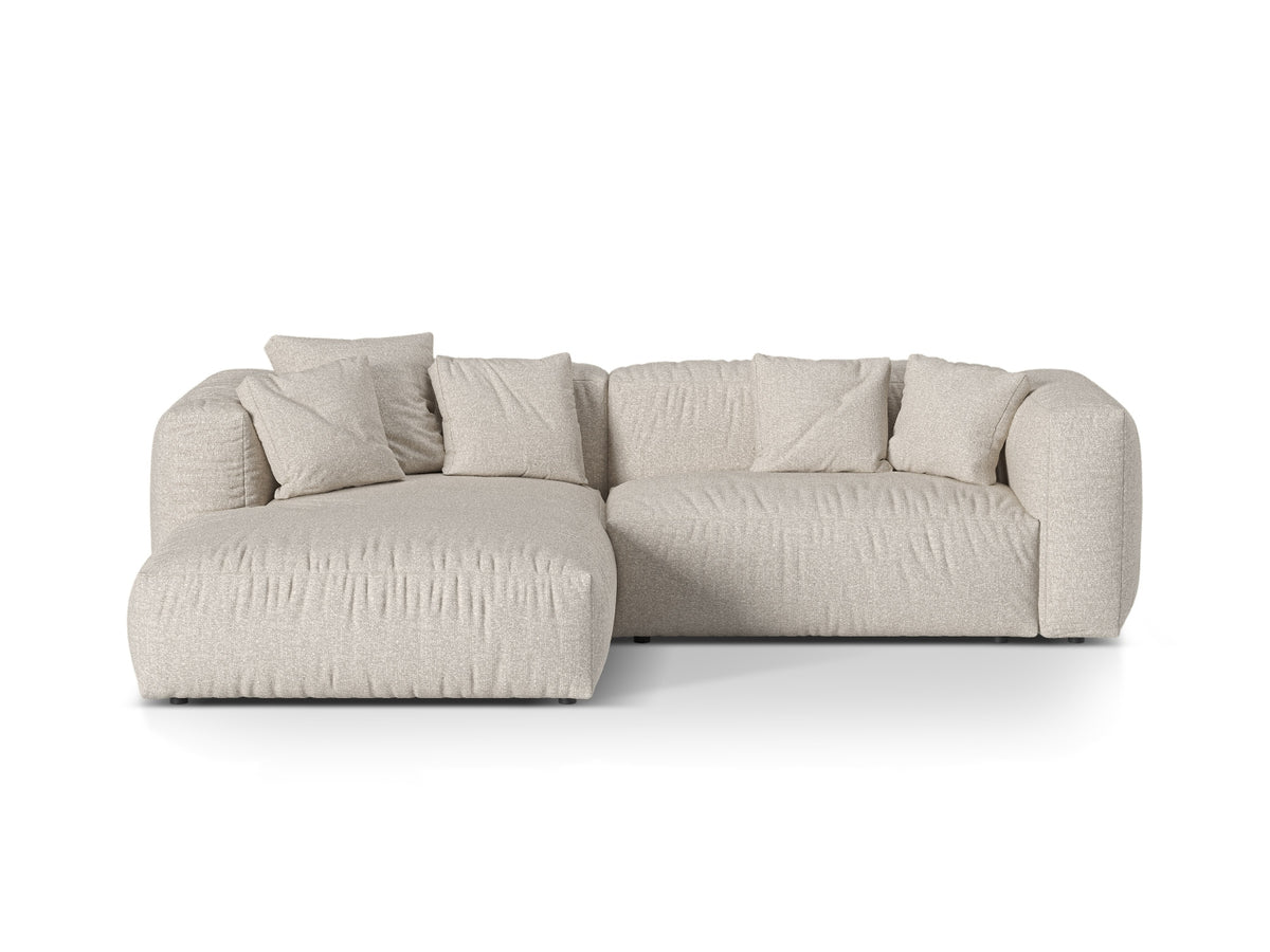 2-Sitzer Modular Ecksofa links Martina in Beige-Monet präsentiert im Onlineshop von KAQTU Design AG. Ecksofa links ist von Micadoni