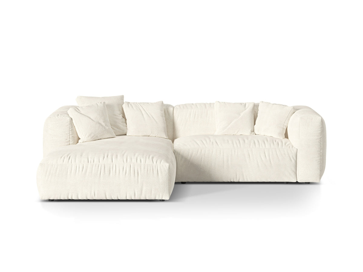 2-Sitzer Modular Ecksofa links Martina in Ivory-Monet präsentiert im Onlineshop von KAQTU Design AG. Ecksofa links ist von Micadoni