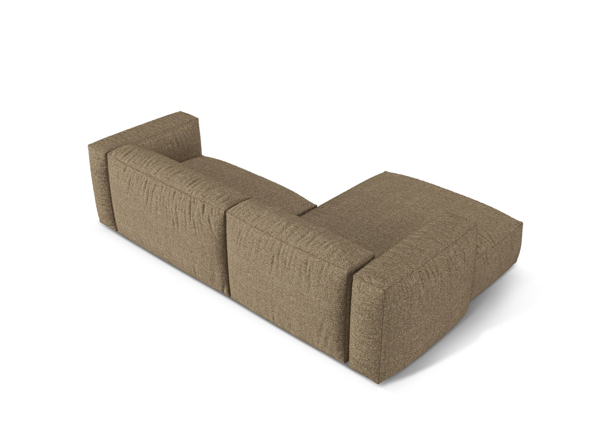 2-Sitzer Modular Ecksofa links Martina in Cappuccino-Monet präsentiert im Onlineshop von KAQTU Design AG. Ecksofa links ist von Micadoni
