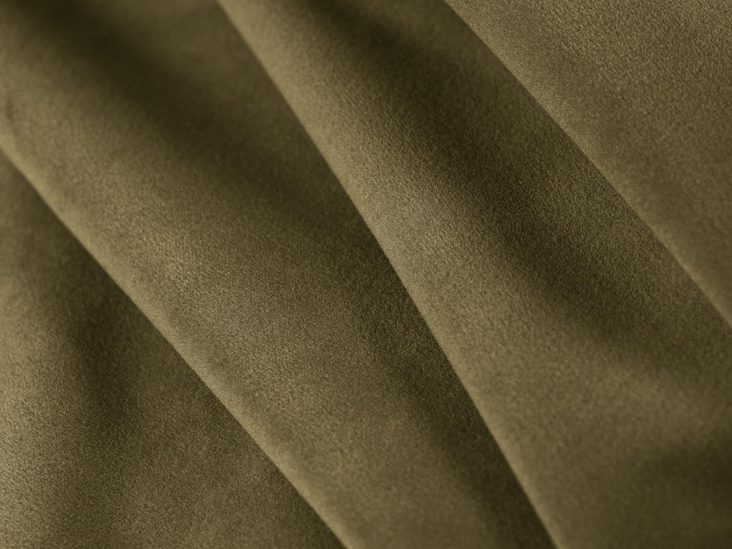 Elegantes 5-Sitzer Ecksofa Jenny aus weichem Velours, linksseitig, in einem angesagten Grünton, ideal für stilvolle Wohnräume.
