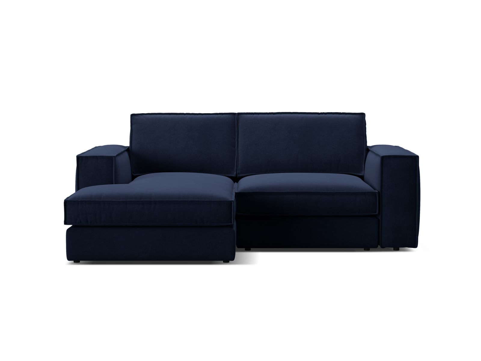 2-Sitzer Modular Ecksofa links Pola in Royal Blue-Salvador präsentiert im Onlineshop von KAQTU Design AG. Ecksofa links ist von Micadoni