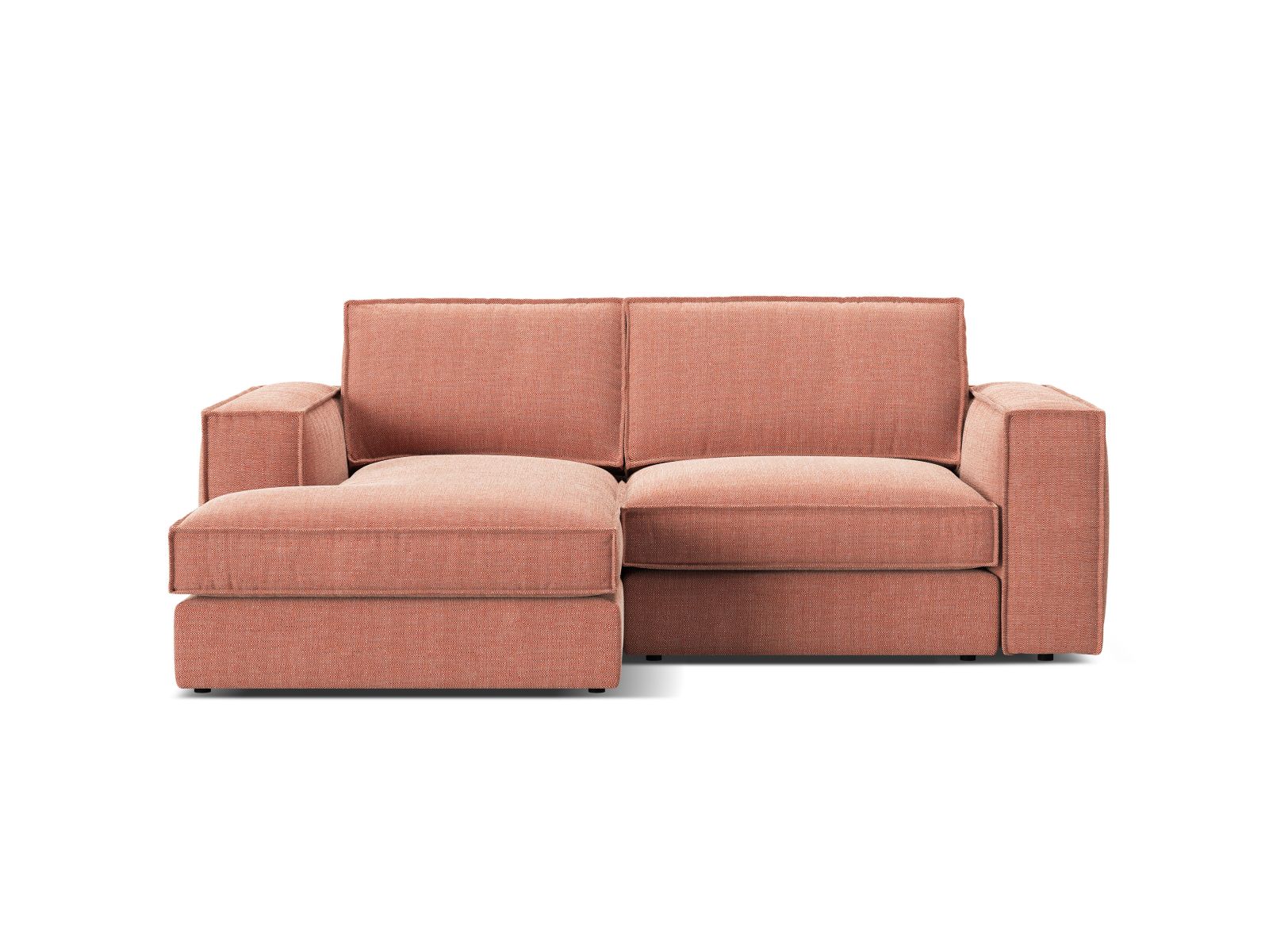 2-Sitzer Ecksofa links modular Pola in Red-Babel präsentiert im Onlineshop von KAQTU Design AG. Ecksofa links ist von Micadoni
