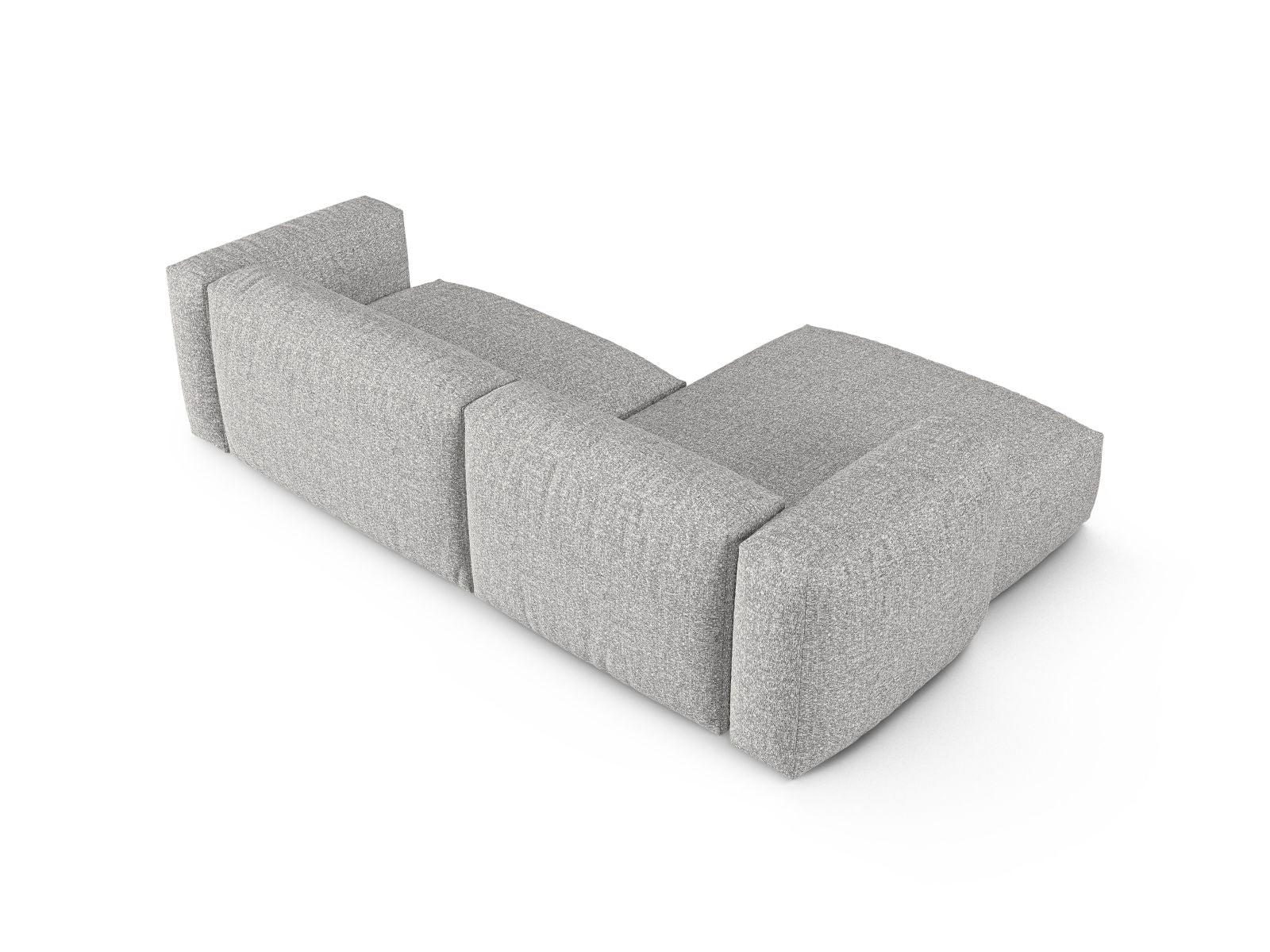 2-Sitzer XL Modular Ecksofa links Martina in Silver-Monet präsentiert im Onlineshop von KAQTU Design AG. Ecksofa links ist von Micadoni