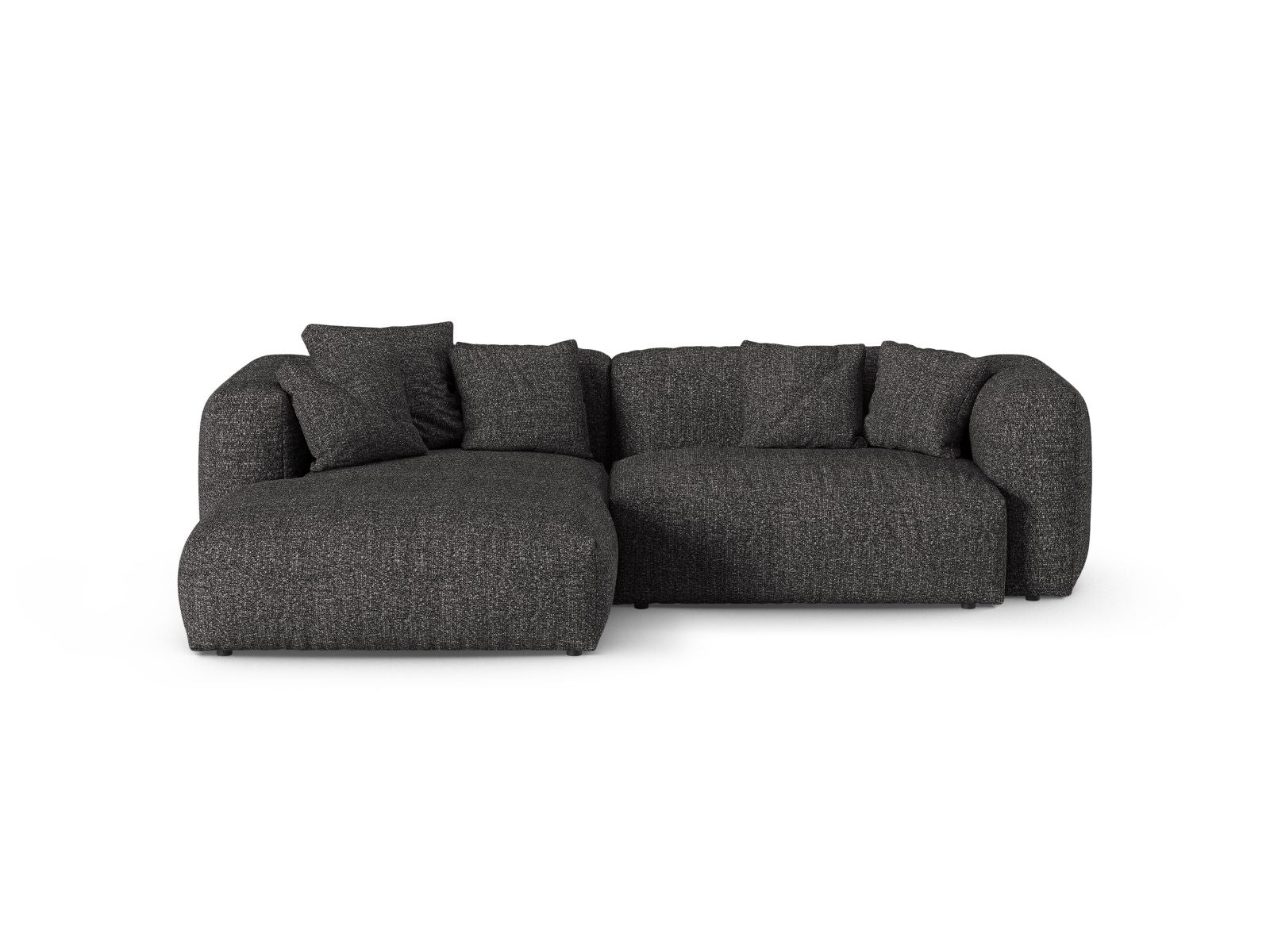 2-Sitzer XL Modular Ecksofa links Martina in Anthracite-Monet präsentiert im Onlineshop von KAQTU Design AG. Ecksofa links ist von Micadoni