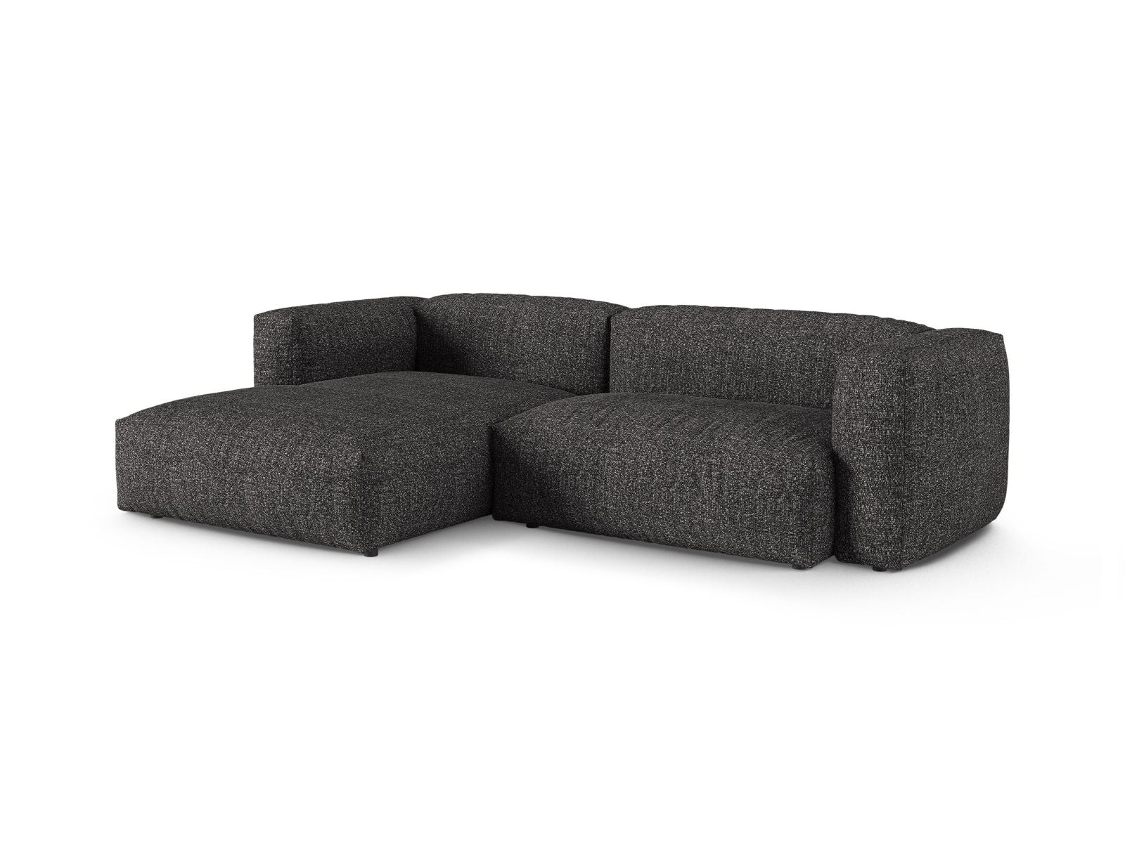 2-Sitzer XL Modular Ecksofa links Martina in Anthracite-Monet präsentiert im Onlineshop von KAQTU Design AG. Ecksofa links ist von Micadoni