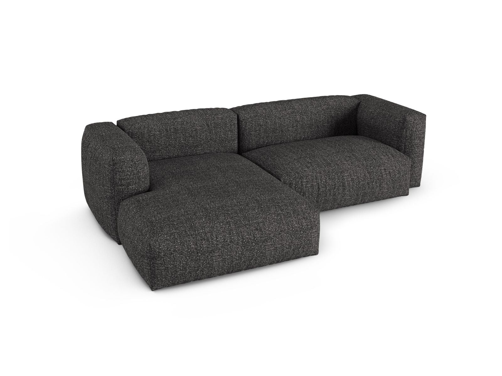2-Sitzer XL Modular Ecksofa links Martina in Anthracite-Monet präsentiert im Onlineshop von KAQTU Design AG. Ecksofa links ist von Micadoni