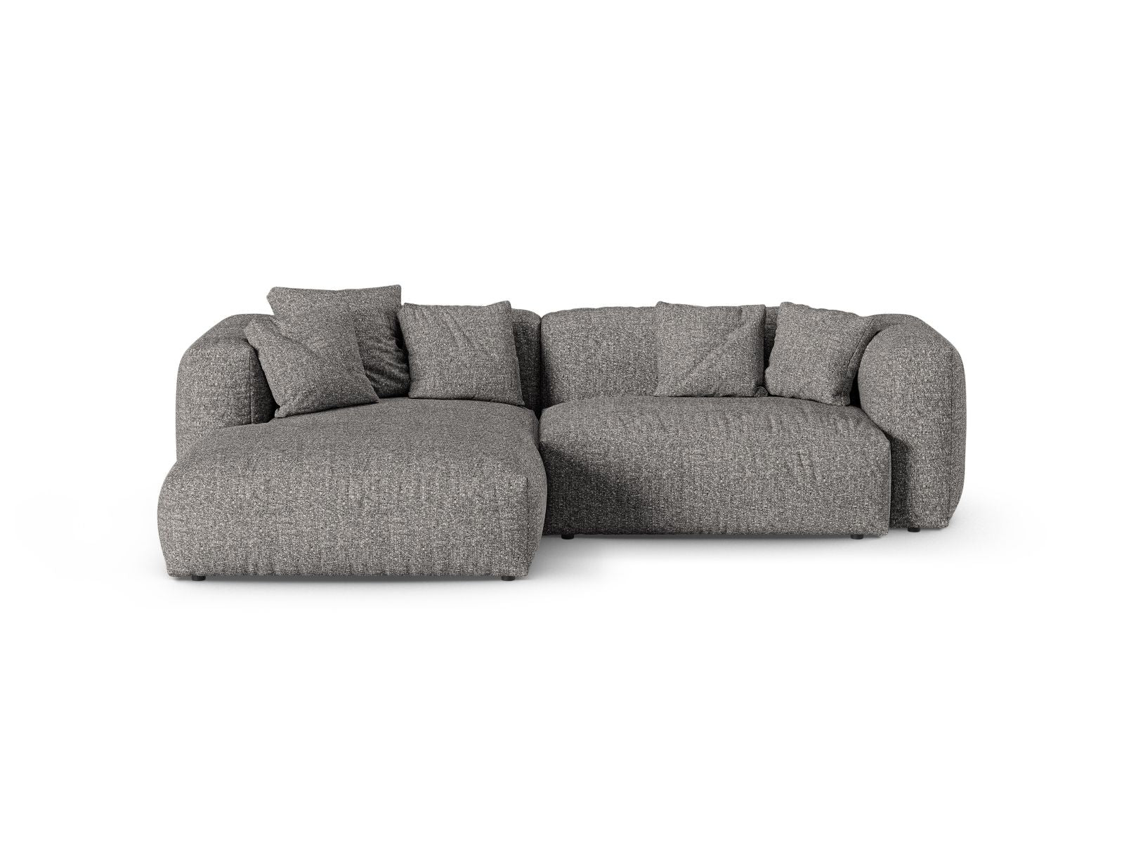 2-Sitzer XL Modular Ecksofa links Martina in Graphite-Monet präsentiert im Onlineshop von KAQTU Design AG. Ecksofa links ist von Micadoni
