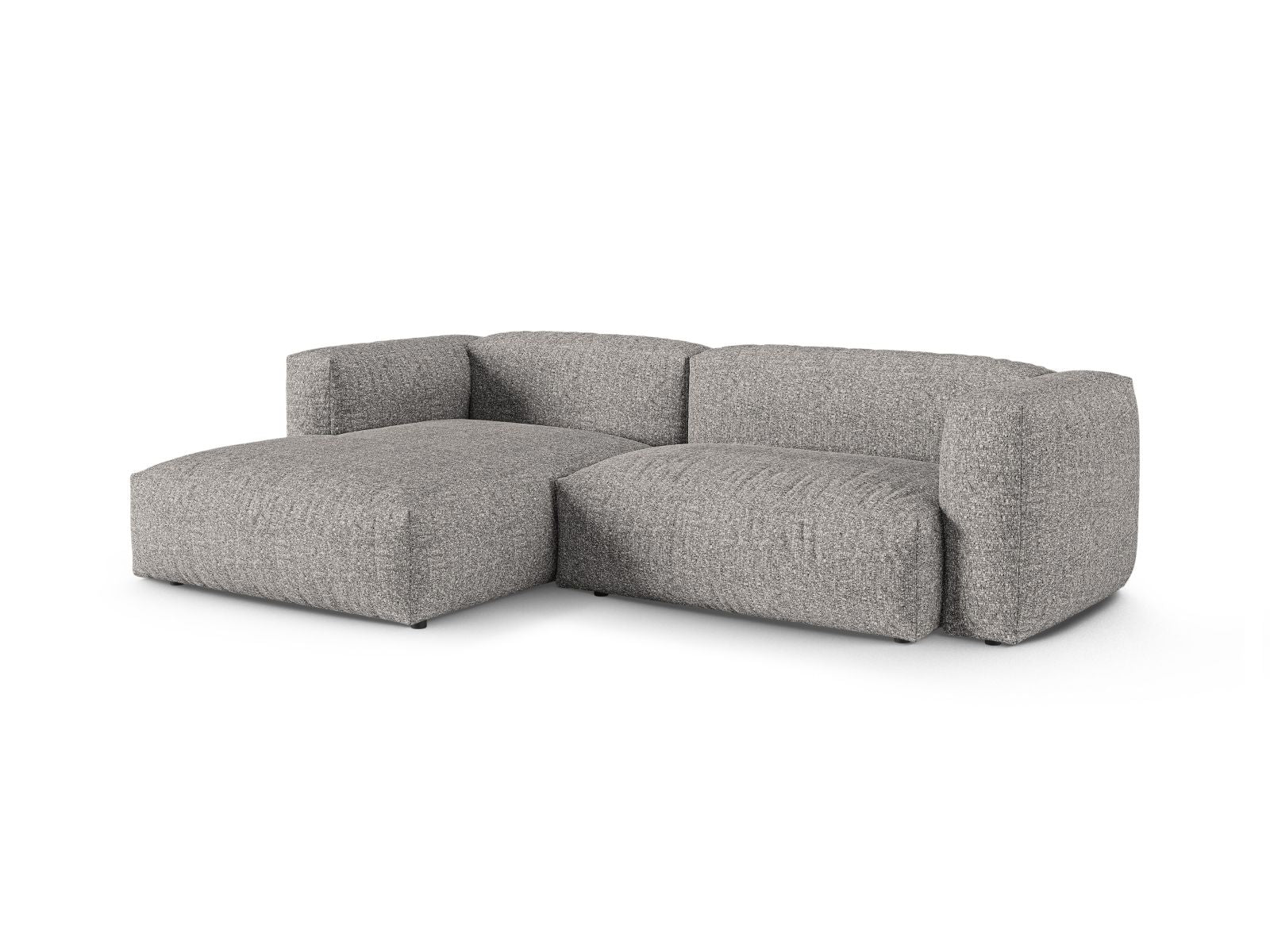 2-Sitzer XL Modular Ecksofa links Martina in Graphite-Monet präsentiert im Onlineshop von KAQTU Design AG. Ecksofa links ist von Micadoni