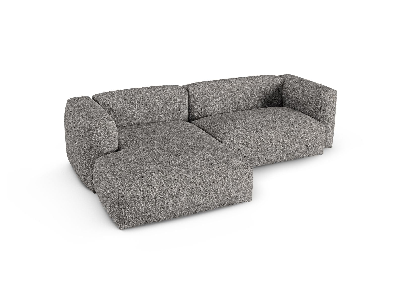 2-Sitzer XL Modular Ecksofa links Martina in Graphite-Monet präsentiert im Onlineshop von KAQTU Design AG. Ecksofa links ist von Micadoni