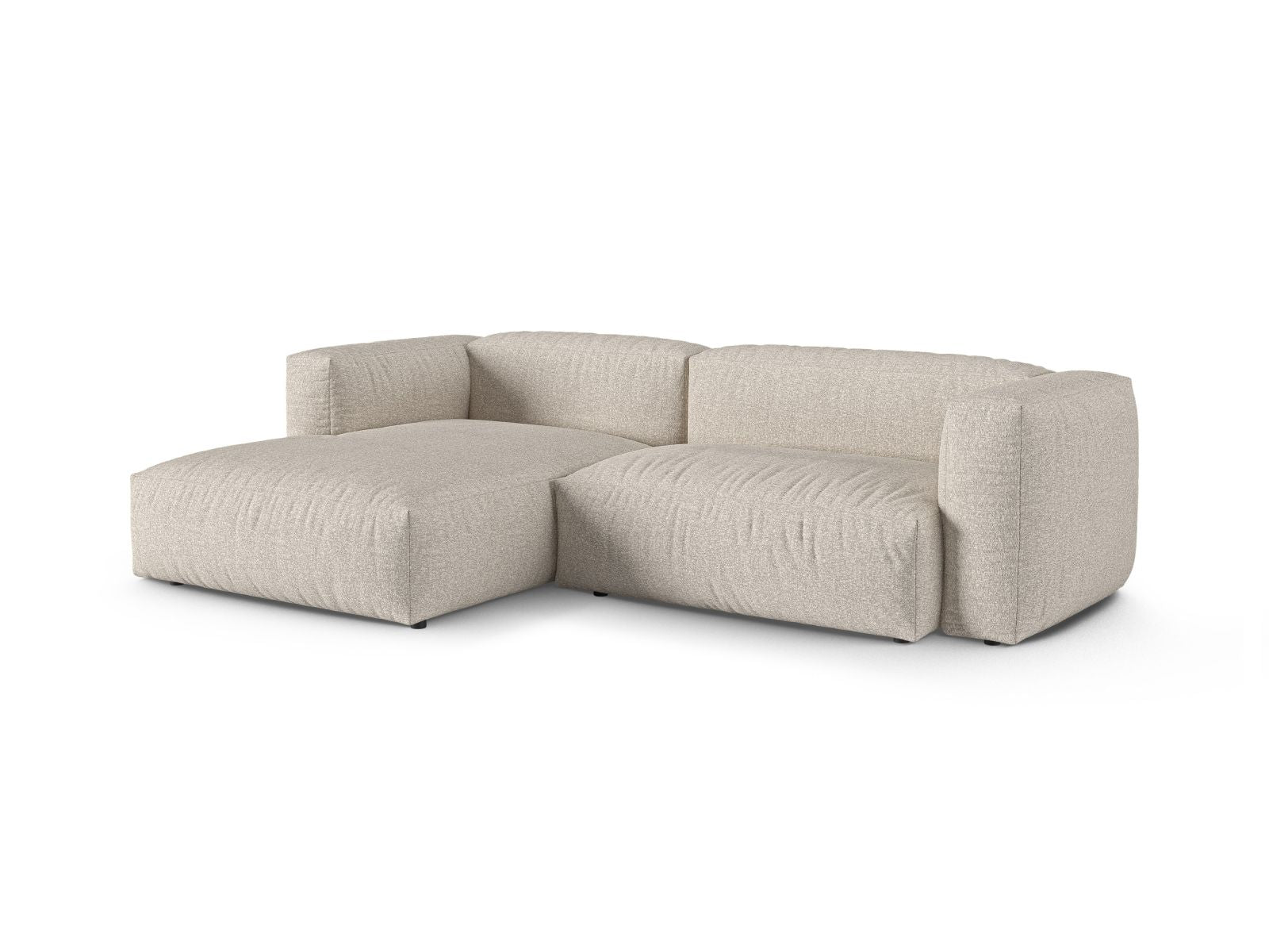 2-Sitzer XL Modular Ecksofa links Martina in Beige-Monet präsentiert im Onlineshop von KAQTU Design AG. Ecksofa links ist von Micadoni