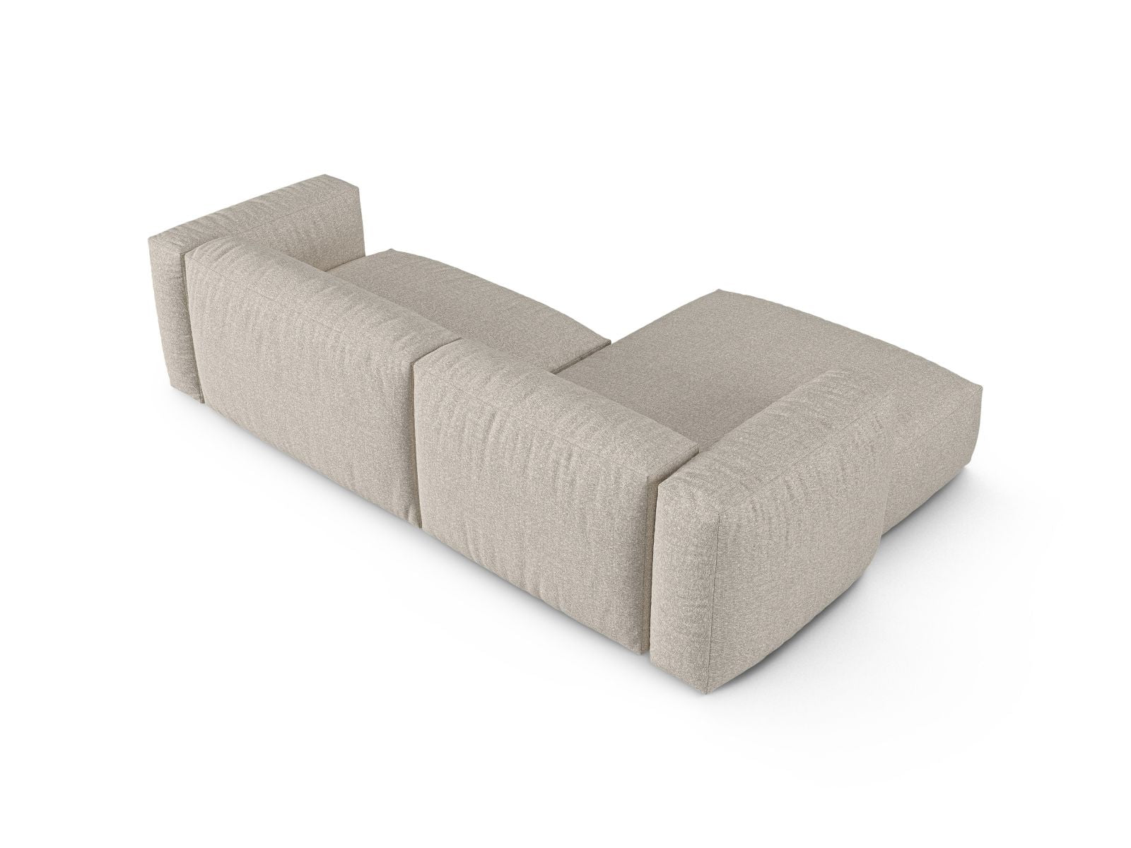 2-Sitzer XL Modular Ecksofa links Martina in Beige-Monet präsentiert im Onlineshop von KAQTU Design AG. Ecksofa links ist von Micadoni