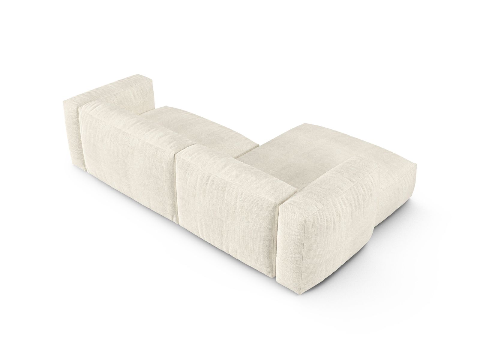 2-Sitzer XL Modular Ecksofa links Martina in Ivory-Monet präsentiert im Onlineshop von KAQTU Design AG. Ecksofa links ist von Micadoni