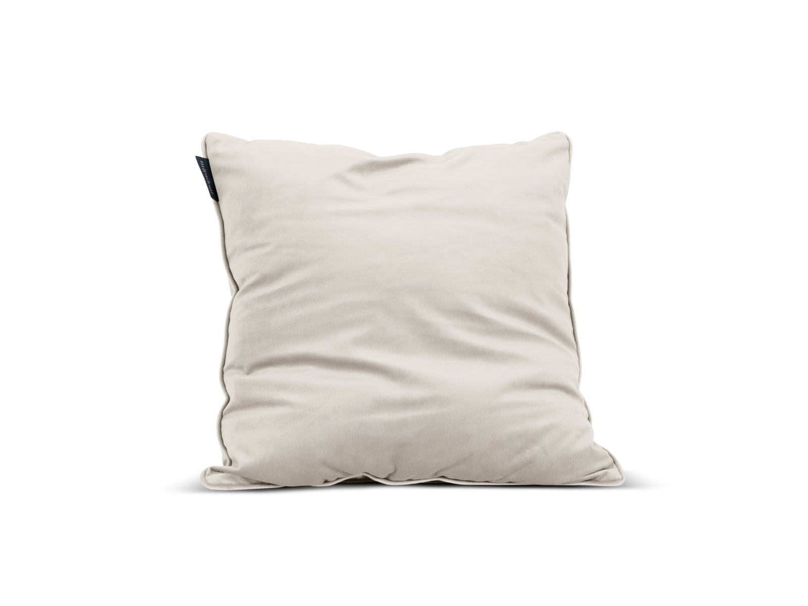 Rachel Velour Pillow in Light Beige präsentiert im Onlineshop von KAQTU Design AG. Deko Kissen ist von Micadoni