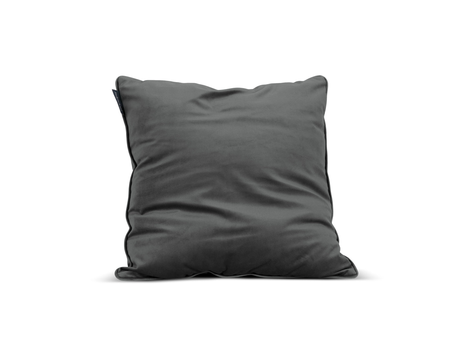 Rachel Velour Pillow in Dark Grey präsentiert im Onlineshop von KAQTU Design AG. Deko Kissen ist von Micadoni
