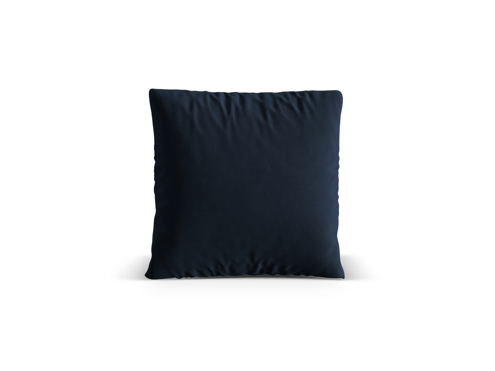 Elegantes Nuria Velour Kissen in Dunkelblau von Micadoni, ideal für stilvolle Wohnräume und gemütliche Akzente.