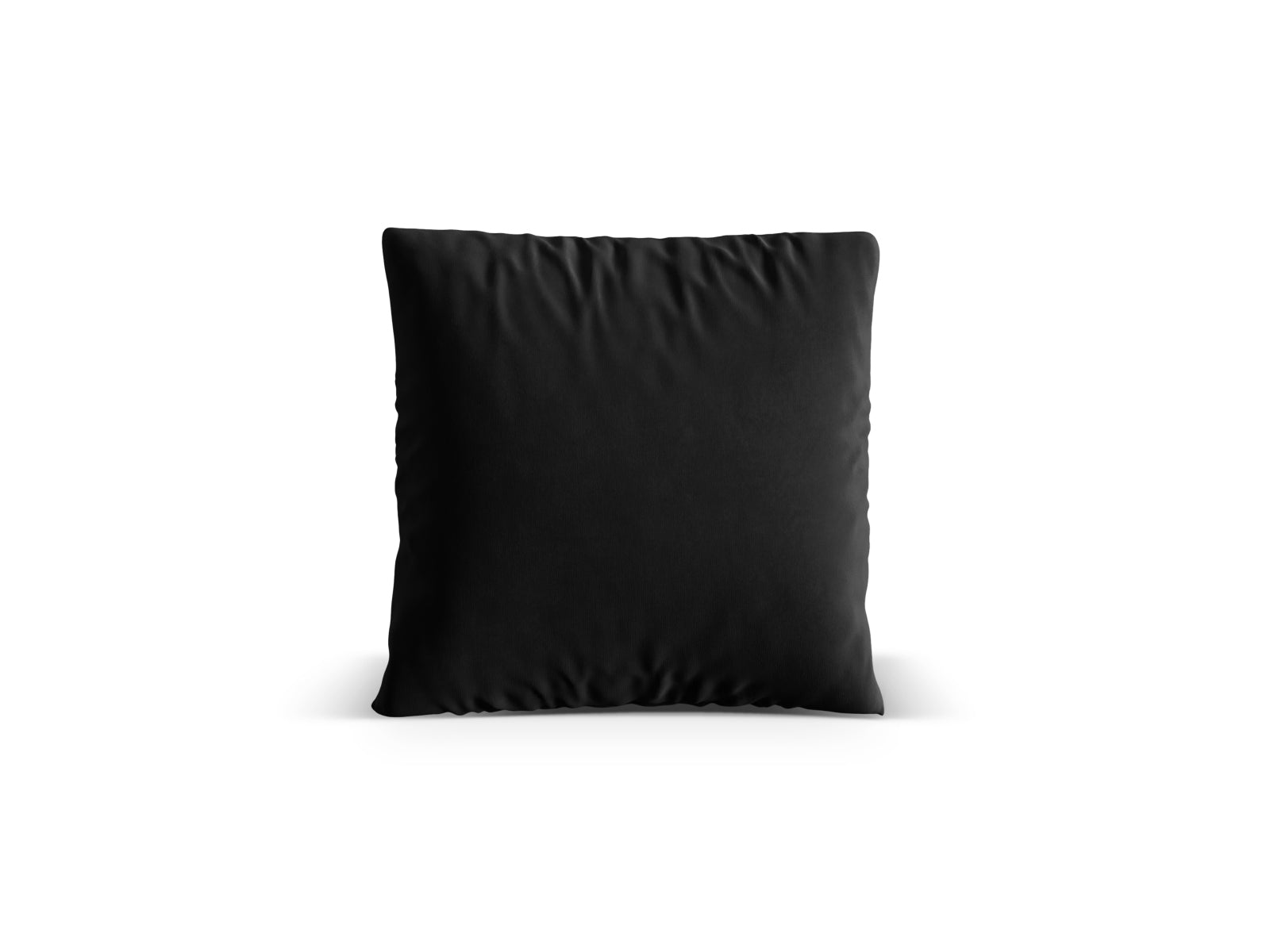 Elegantes Nuria Velour Kissen in Schwarz von Micadoni, ideal für stilvolle Wohnräume und gemütliche Akzente.