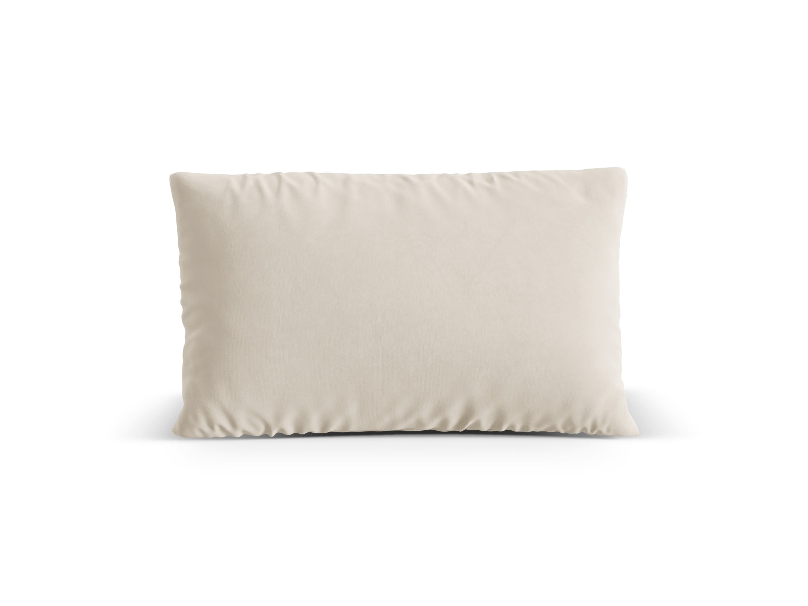Elegantes Nuria Velour Kissen in sanftem Beige, perfektes Deko-Element für stilvolle Akzente in Ihrem Wohnraum, weich und einladend.
