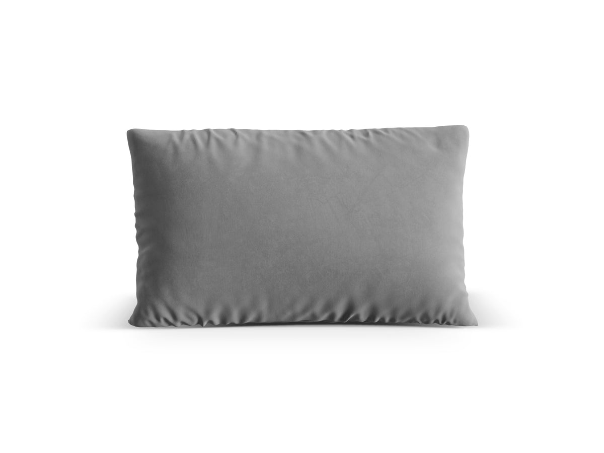 Nuria Velour Pillow in Grey-Paris präsentiert im Onlineshop von KAQTU Design AG. Deko Kissen ist von Micadoni
