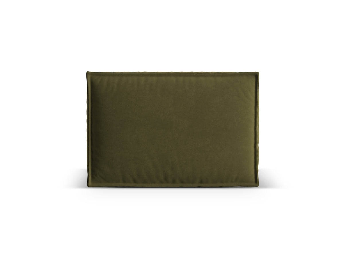 Nuria Velour Pillow in Moss Green Melange-Paris präsentiert im Onlineshop von KAQTU Design AG. Deko Kissen ist von Micadoni