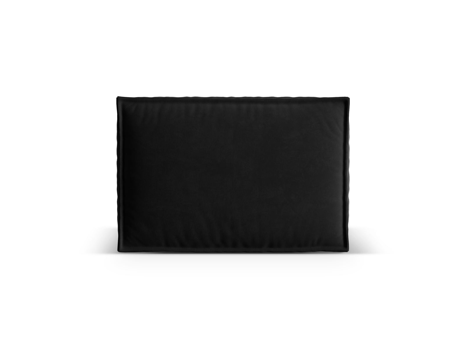 Elegantes Velour Kissen Nuria in Schwarz von Micadoni, ideal für stilvolle Wohnräume und gemütliche Akzente.