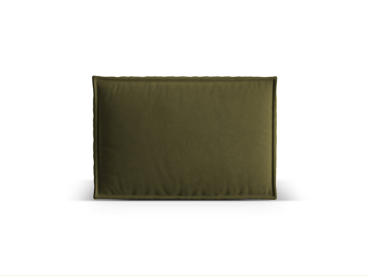 Nuria Velour Pillow in Moss Green Melange-Paris präsentiert im Onlineshop von KAQTU Design AG. Deko Kissen ist von Micadoni