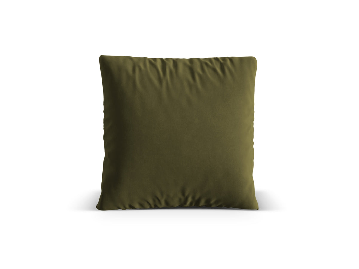 Nuria Velour Pillow in Moss Green Melange-Paris präsentiert im Onlineshop von KAQTU Design AG. Deko Kissen ist von Micadoni