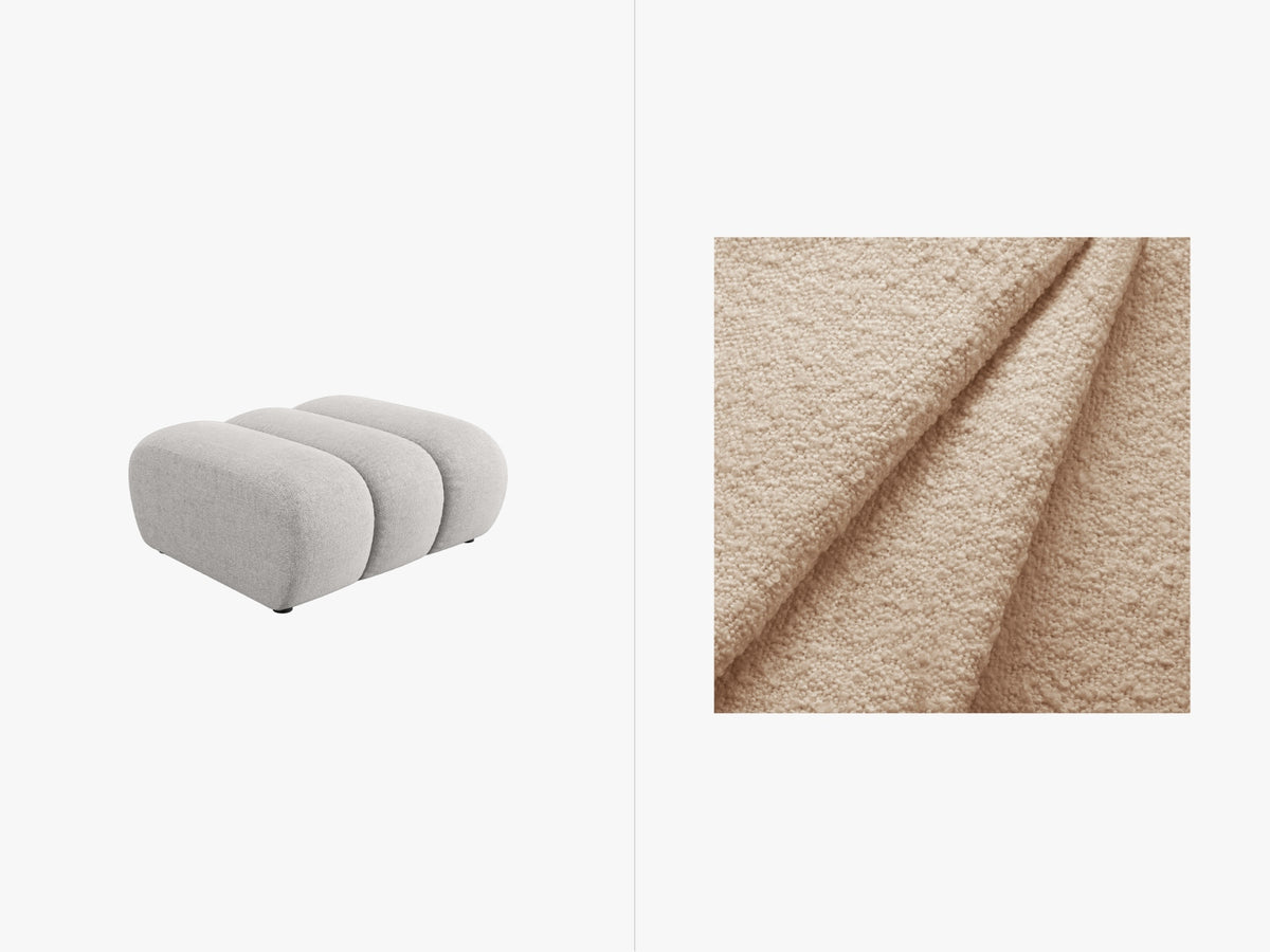 Lupine Pouf 1 Sitz in Beige-Baloo präsentiert im Onlineshop von KAQTU Design AG. Pouf ist von Micadoni