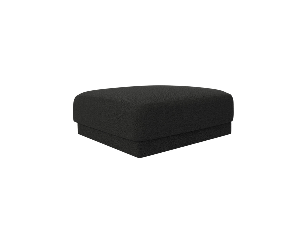 Miley Boucle Pouf 1 Sitz in Black-Baloo präsentiert im Onlineshop von KAQTU Design AG. Pouf ist von Micadoni