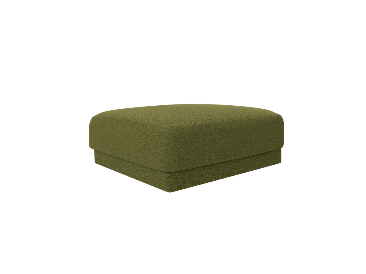 Miley Boucle Pouf 1 Sitz in Dark Olive Green-Baloo präsentiert im Onlineshop von KAQTU Design AG. Pouf ist von Micadoni