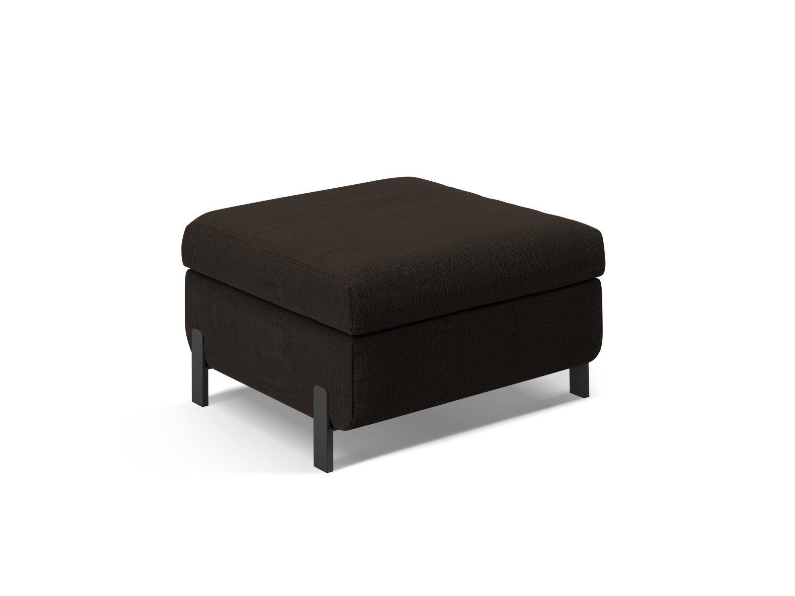 Gloria Pouf mit Stauraum 1 Sitzer in Dark Grey-Bjorn präsentiert im Onlineshop von KAQTU Design AG. Modulares Sofa ist von Micadoni