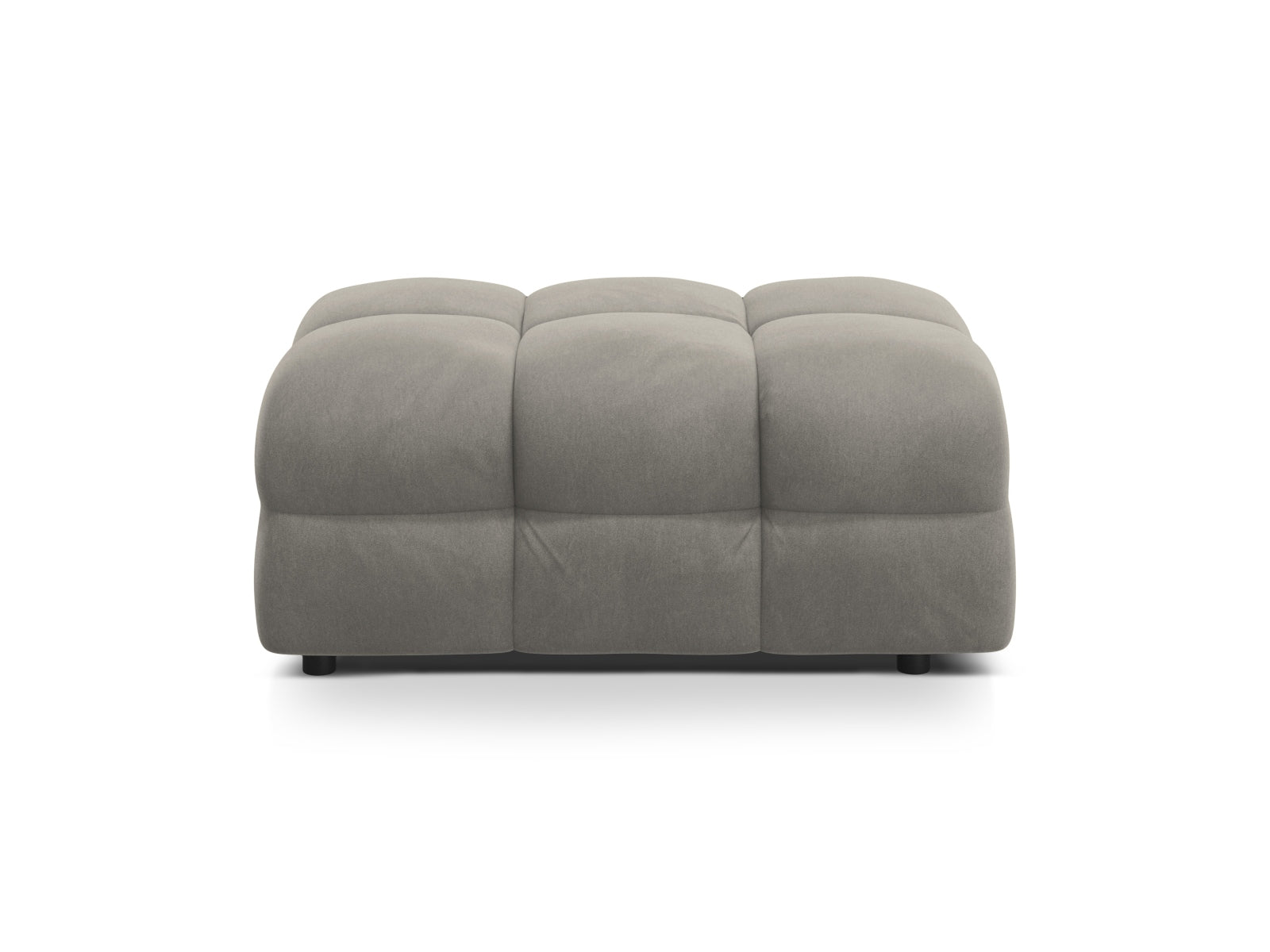 Kendal Velour Pouf 1 Sitzer in Dark Grey präsentiert im Onlineshop von KAQTU Design AG. Modulares Sofa ist von Micadoni