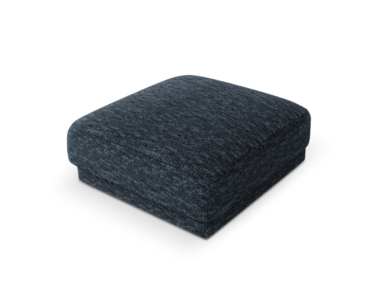 Eleganter Miley Pouf in Royal Blue von Micadoni, vielseitig einsetzbar als Sitz oder Ablage, bringt Farbe und Stil in Ihr Zuhause.