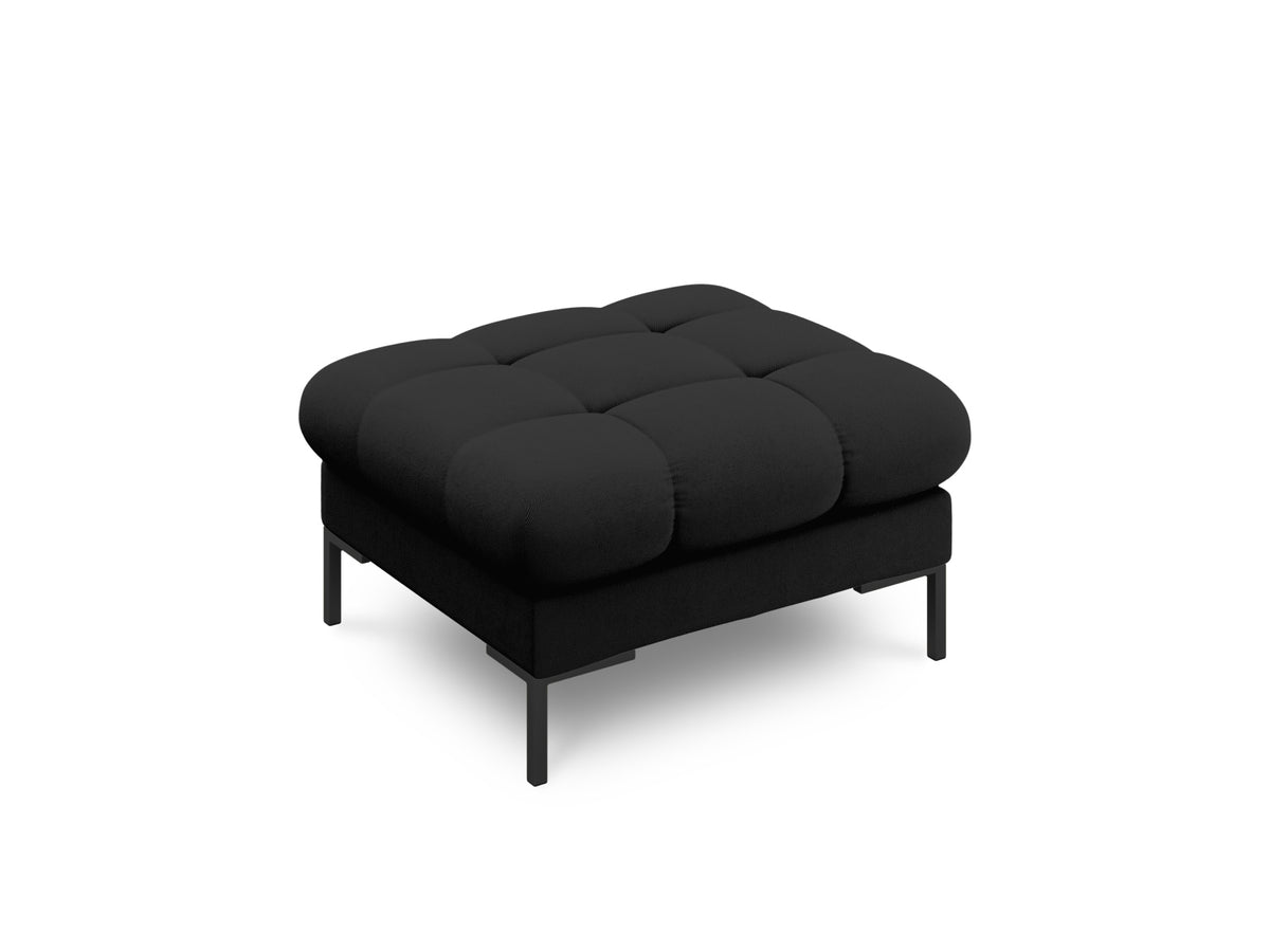 Mamaia Pouf 1 Sitz in Black/Schwarz-Neve präsentiert im Onlineshop von KAQTU Design AG. Pouf ist von Micadoni