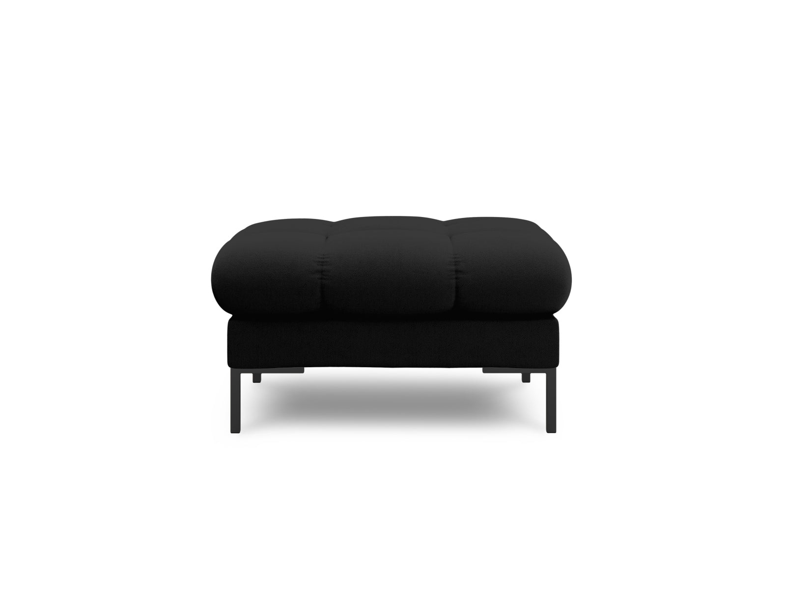 Mamaia Pouf 1 Sitz in Black/Schwarz-Neve präsentiert im Onlineshop von KAQTU Design AG. Pouf ist von Micadoni