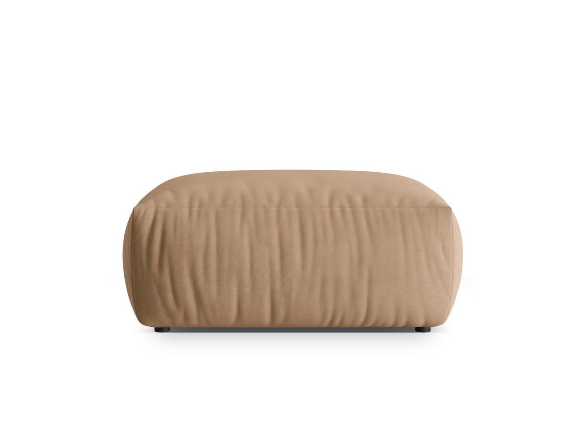 Chris Velour Pouf 1 Sitzer in Sand-Casino präsentiert im Onlineshop von KAQTU Design AG. Modulares Sofa ist von Micadoni