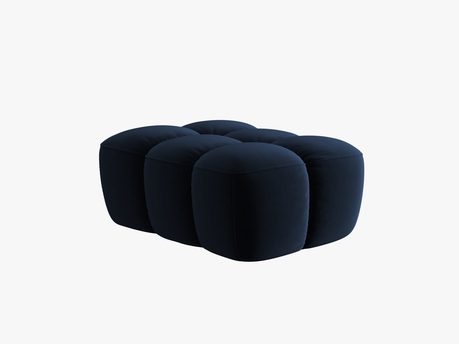 Lisa Velour Pouf 1 Sitzer in Royal Blue präsentiert im Onlineshop von KAQTU Design AG. Modulares Sofa ist von Micadoni