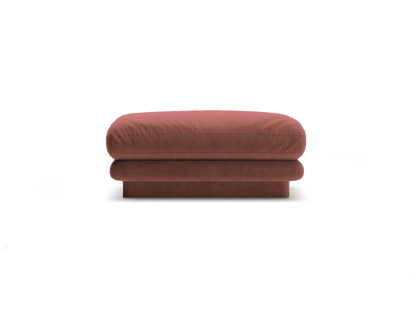 Torino Velour Pouf 1 Sitzer in Cuoio präsentiert im Onlineshop von KAQTU Design AG. Modulares Sofa ist von Micadoni