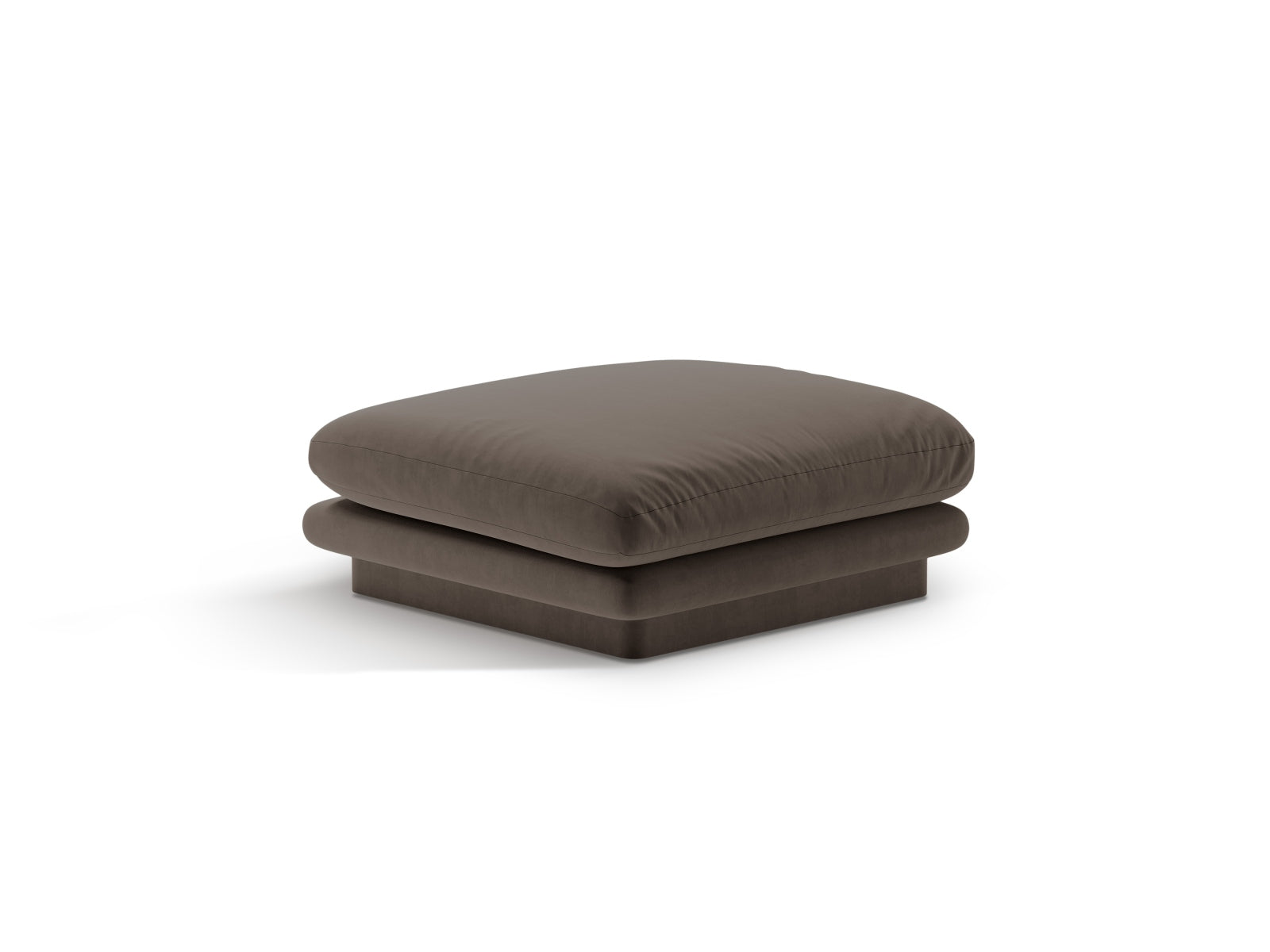 Erleben Sie den Torino Velour Pouf 1 Sitzer von Micadoni – ein stilvoller Velours-Hocker, der Ihrem Wohnraum Eleganz und Gemütlichkeit verleiht.